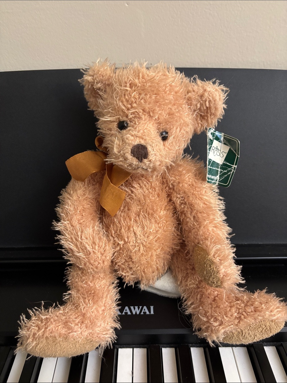 Russ fuzzby plush brown bear